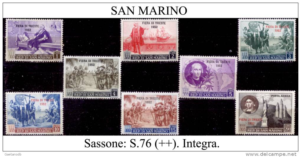 San-Marino-F0023 - Unused Stamps