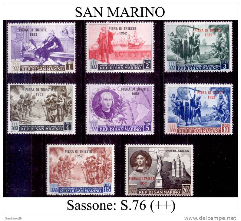 San-Marino-F0024 - Unused Stamps