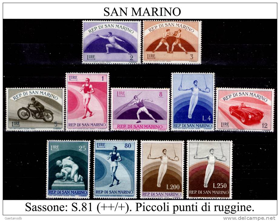 San-Marino-F0026 - Unused Stamps