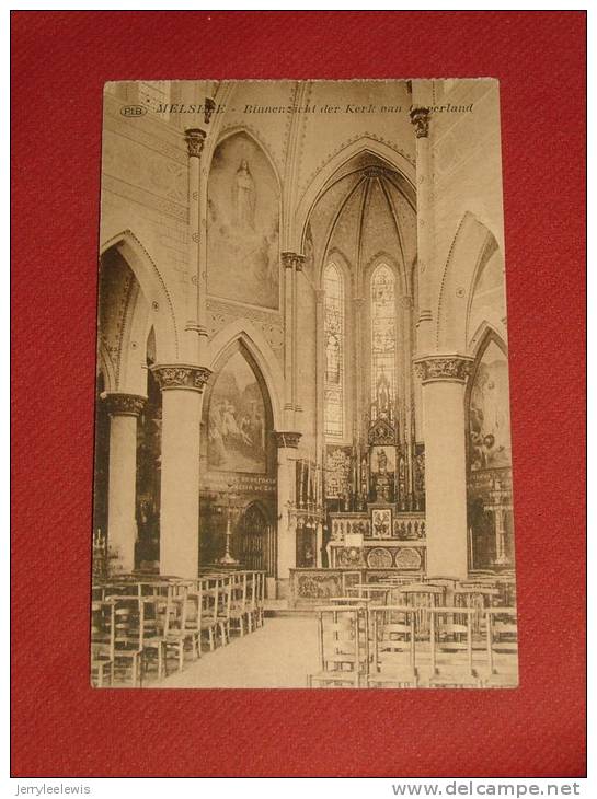 MELSELE - Binnenzicht Der Kerk Van Gaperland    -   ( 2 Scans ) - Beveren-Waas