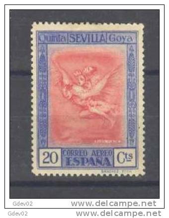 ES521-LA473TAPO-CG.Espagne.Spain.AGUAFUERTES   De GOYA  1930 (Ed 521**) Sin Charnela.MUY BONITO - Otros & Sin Clasificación