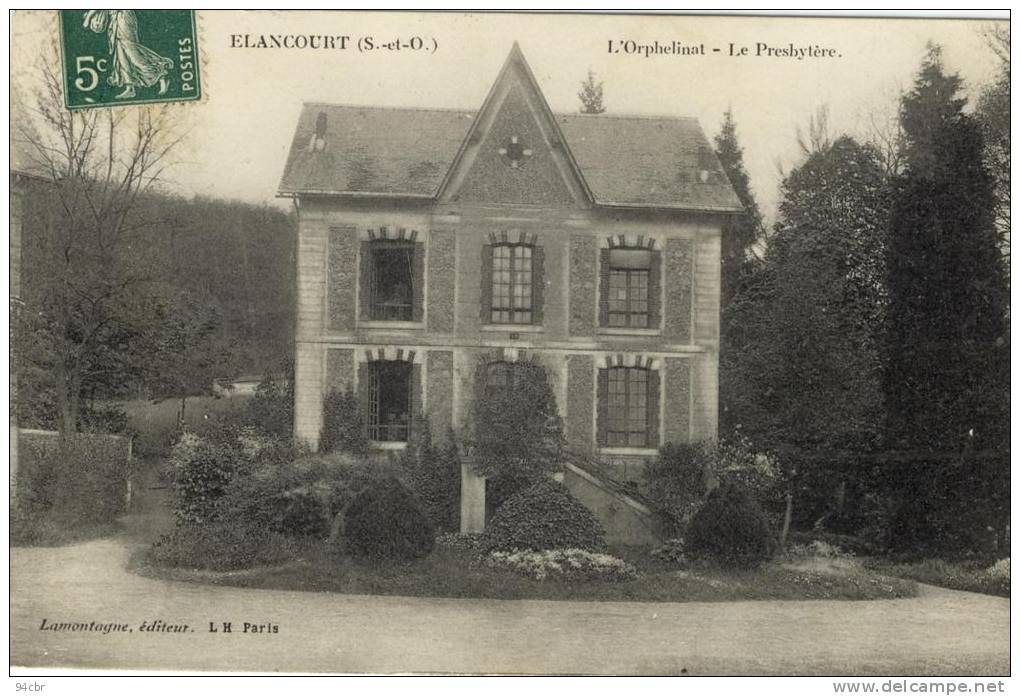 CPA (78)  ELANCOURT L Orphelinat Le Presbytere - Elancourt