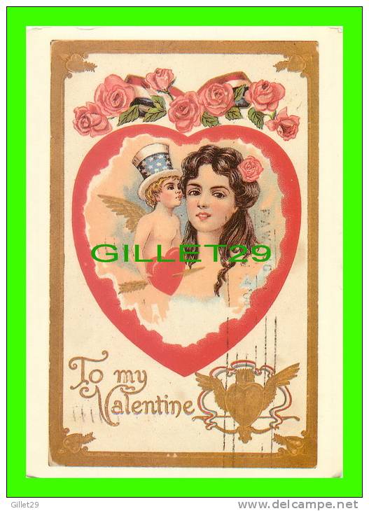 SAINT-VALENTIN - TO MY VALENTINE - CARTE DE 1908 REPRODUIT EN 1990 HENRY FORD MUSEUM - - Saint-Valentin