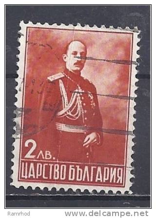 BULGARIA 1937 19th Anniv Of Accession. - King Boris III 2l.red CTO - Usados