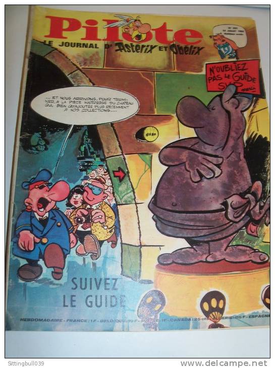 PILOTE, Le Journal D'Astérix Et D'Obélix. 1966. 10 N°s. Correspondance Reliure éditeur N° 32. Avec Pilotoramas. - Pilote