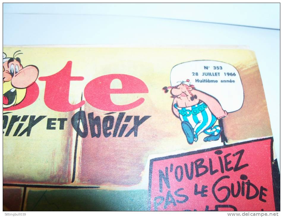 PILOTE, Le Journal D'Astérix Et D'Obélix. 1966. 10 N°s. Correspondance Reliure éditeur N° 32. Avec Pilotoramas. - Pilote