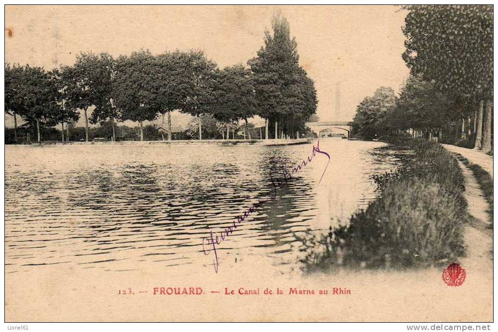 FROUARD  : (54) Le Canal De La Marne Au Rhin - Frouard