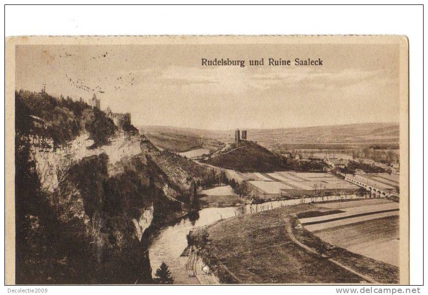 Z11413 Rudelsburg Und Ruine Saaleck Perfect Shape - Bad Koesen