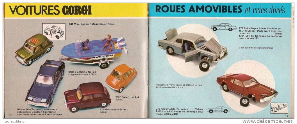 Voitures Miniatures/GORGI Toys/Catalogue/1970             VOIT5 - Autres & Non Classés