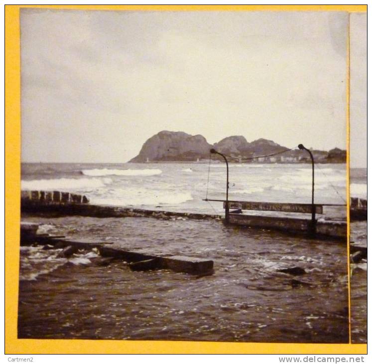 PHOTO STEREO 1900 A LOCALISER DANS LES ALPES-MARITIMES COTE D'AZUR NICE CANNES ANTIBES VILLEFRANCHE JUAN-LES-PINS JETEE - Stereo-Photographie