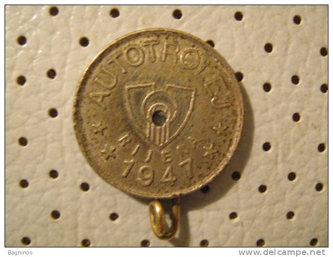 YUGOSLAVIA Train Token 1947 - Gewerbliche