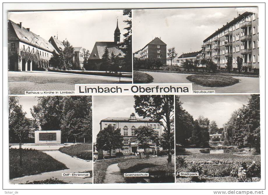 AK Limbach-Oberfrohna 1982, Kreis Zwickau, Sachsen - Limbach-Oberfrohna