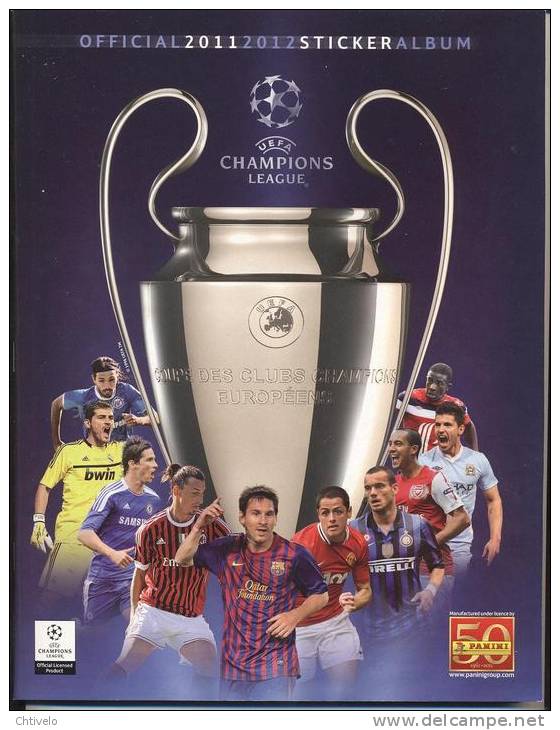 Vignette Panini UEFA CL 2011- 2012, N° 147 - Edition Française