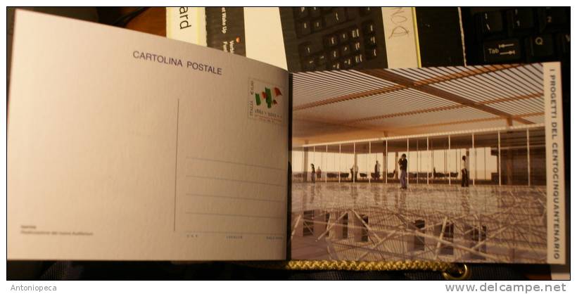 ITALY 2011 - TEN OFFICIAL POSTCARDS IN FOLDER 150 ANNIVERSARY MNH** - Interi Postali