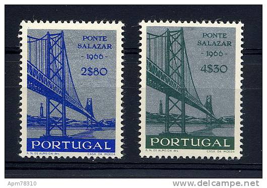 PORTUGAL 1966  ** Y&T 991/992  Pont Salazar - Bridge - Neufs