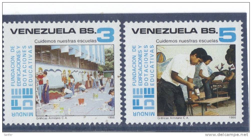 Venezuela  -  1986  -  Michel - 2342 - 43 ( ** ) MNH - Venezuela