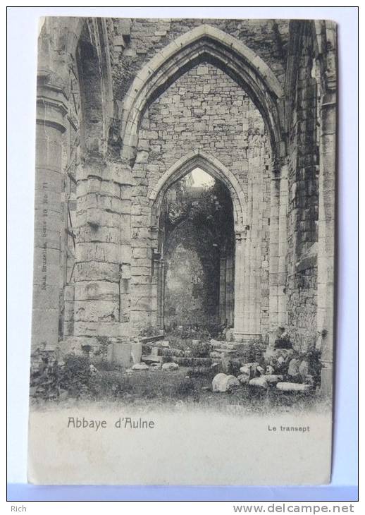 CPA Précurseur - Belgique - Abbaye D´Aulne - Le Transept - Thuin