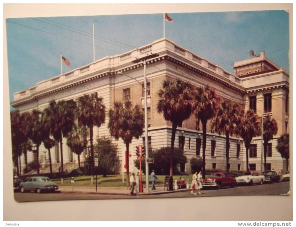 CPSM Post Office Tampa Florida - ET01 - Tampa