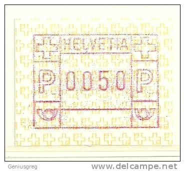 1990 ATM Automatenmarken Typ 8 - 0,50CHF Mi.4 - Automatic Stamps