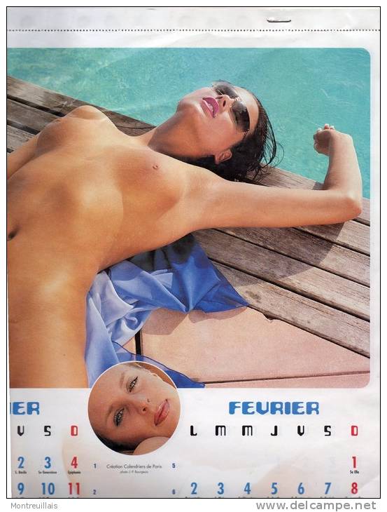 Calendrier 2004, Format Carton 30X45, Format Photo 27X32,5  6 Photos Femmes Nues, - Big : 1991-00