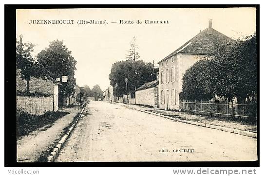 52 JUZENNECOURT /     Route De Chaumont     / - Juzennecourt