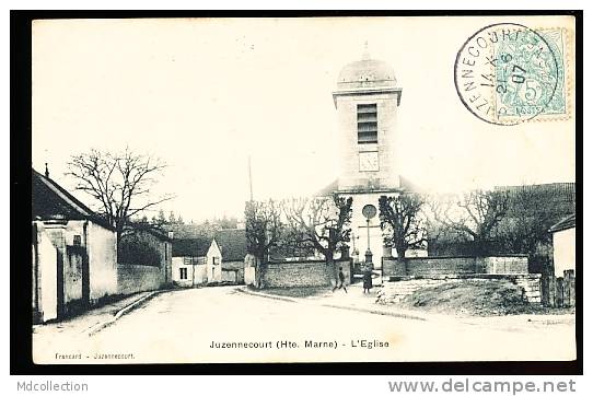 52 JUZENNECOURT /     L'église     / - Juzennecourt