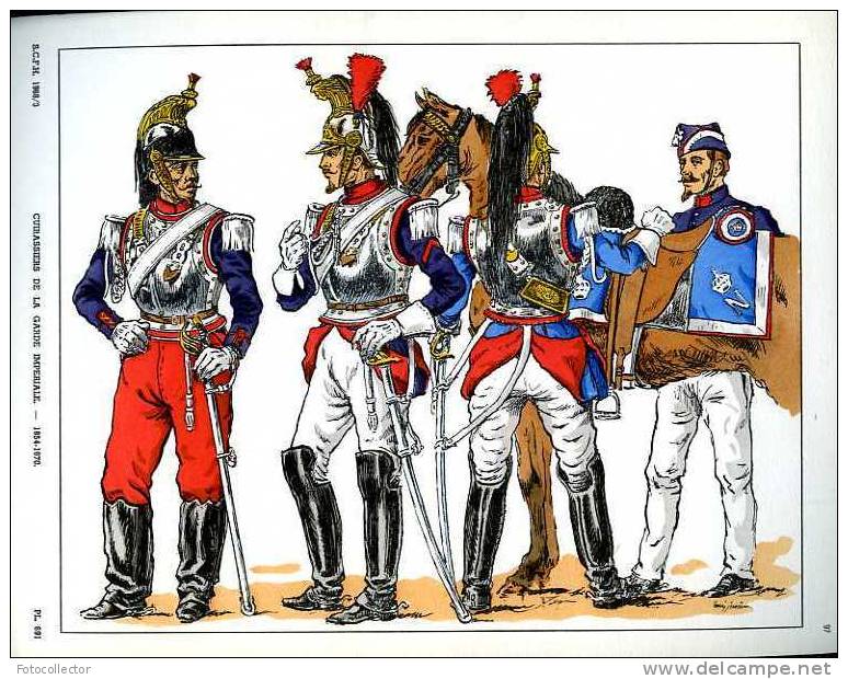 Cuirassiers De La Garde Impériale 1854-1870 - Uniformes