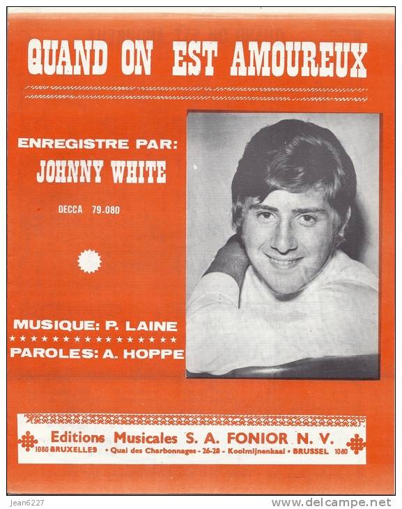 Johnny White - Quand On Est Amoureux - Chansonniers