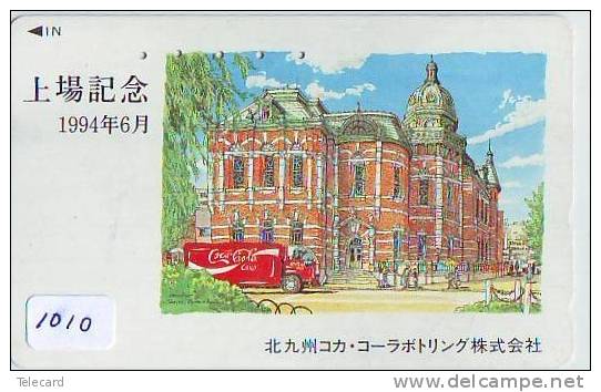Télécarte Japon * COCA COLA  (1010) JAPAN PHONECARD * TELEFONKARTE * COKE * - Werbung