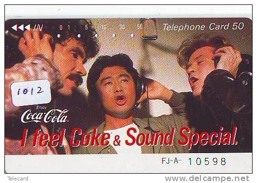 Télécarte Japon * COCA COLA  (1012) JAPAN PHONECARD * TELEFONKARTE * COKE * - Werbung