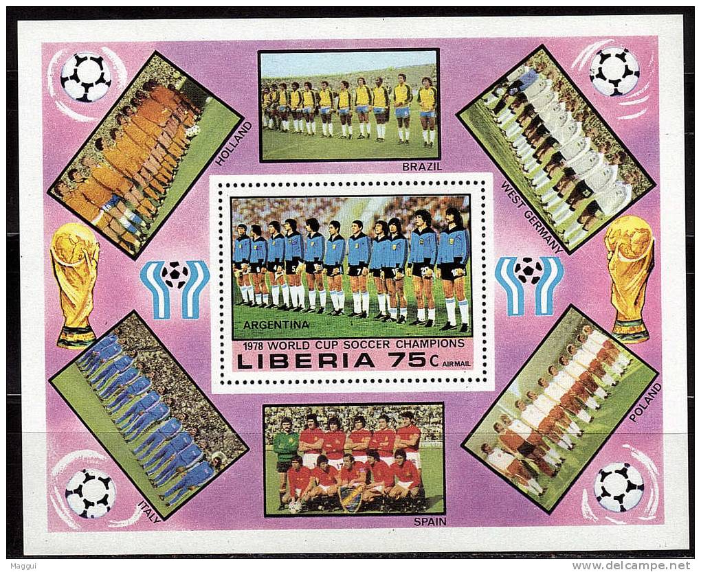 LIBERIA    BF 91  * *   Cup 1978    Football  Soccer  Fussball - 1978 – Argentina