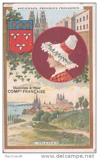 CHROMO ANCIENNES PROVINCES FRANCAISES L ORLEANAIS CHOCOLAT COMPie FRANCAISE - Sonstige & Ohne Zuordnung