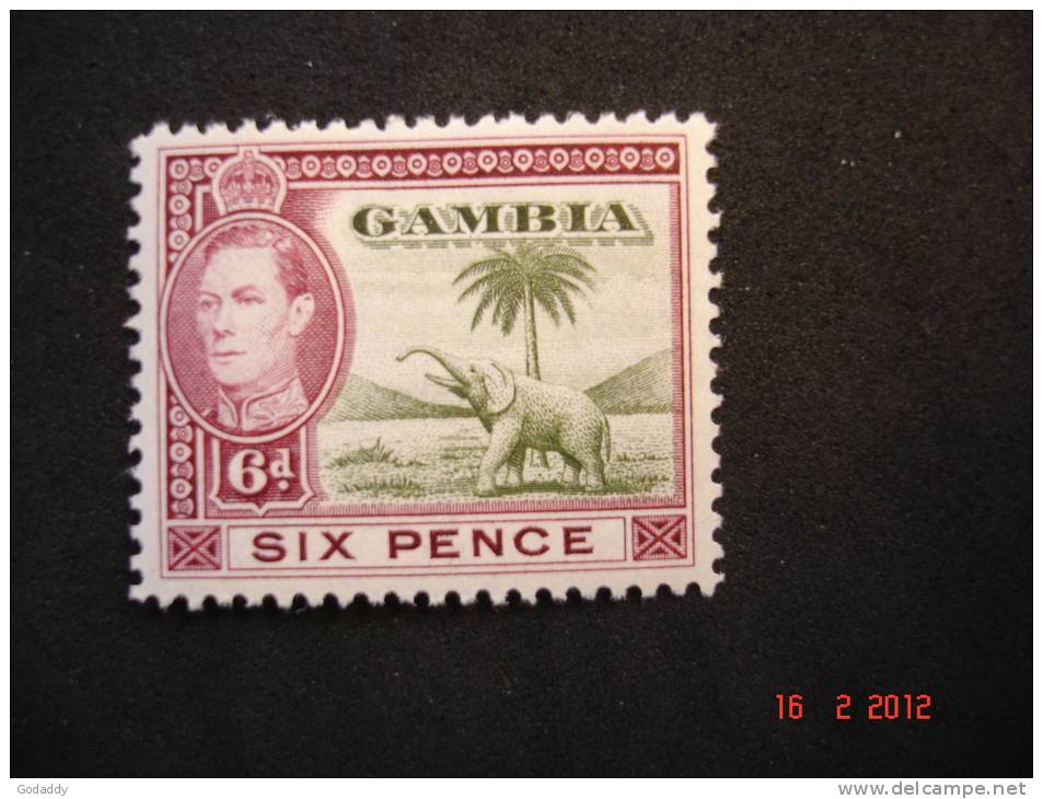 Gambia 1938  K.George VI   6d   SG155    MH - Gambia (...-1964)