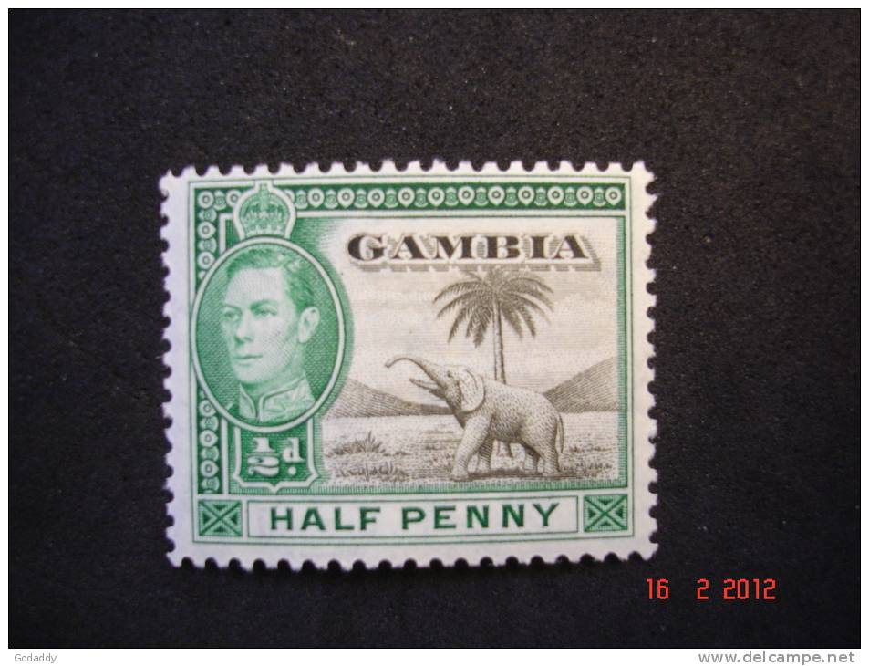Gambia 1938  K.George VI   1/2d 1d  11/2d  SG150,151,152c   MH - Gambie (...-1964)