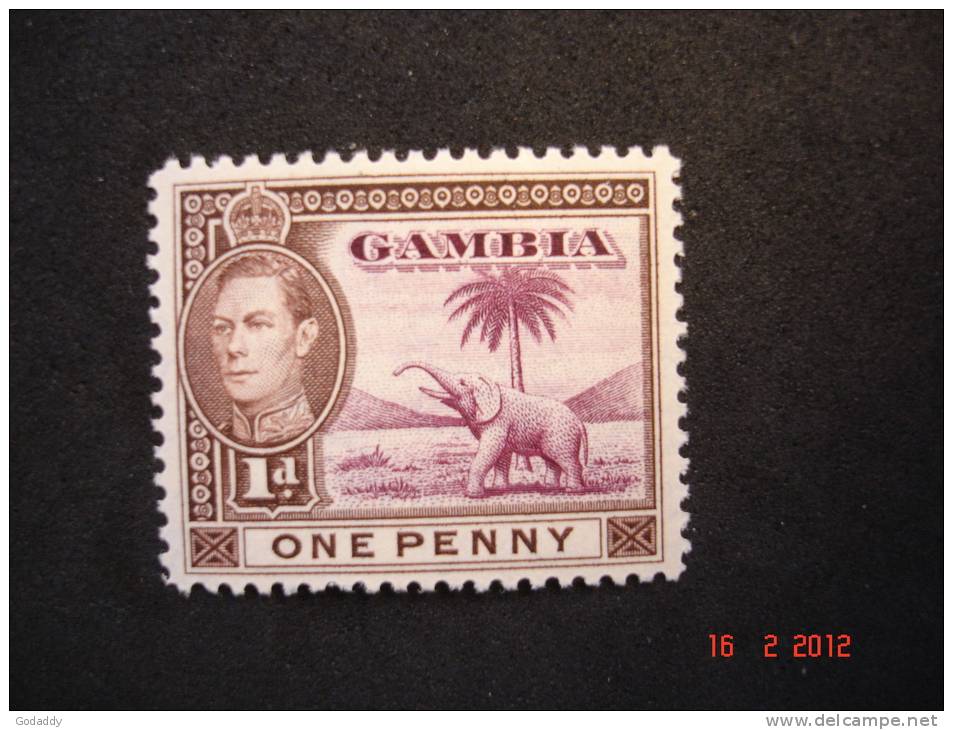 Gambia 1938  K.George VI   1/2d 1d  11/2d  SG150,151,152c   MH - Gambie (...-1964)