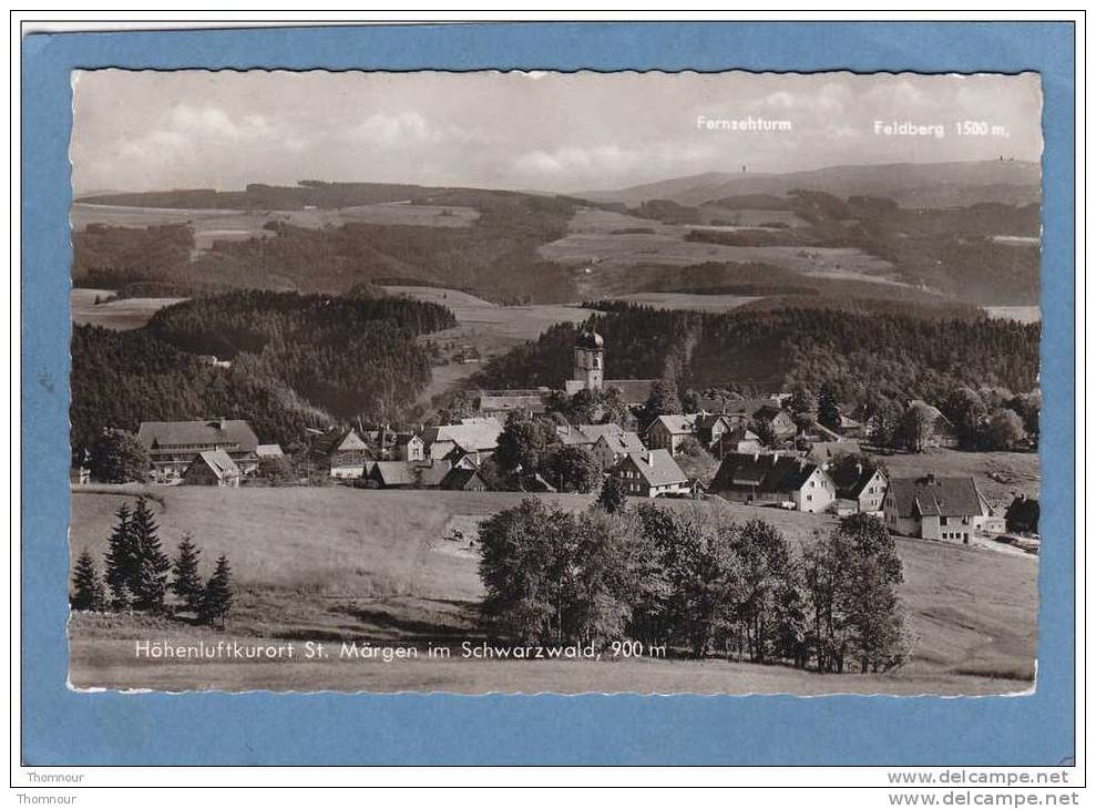 Höhenluftkurort  St. Märgen  In  Schwarzwald ,  900 M  - 1963 - BELLE CARTE SM  D PHOTO - - Hochschwarzwald