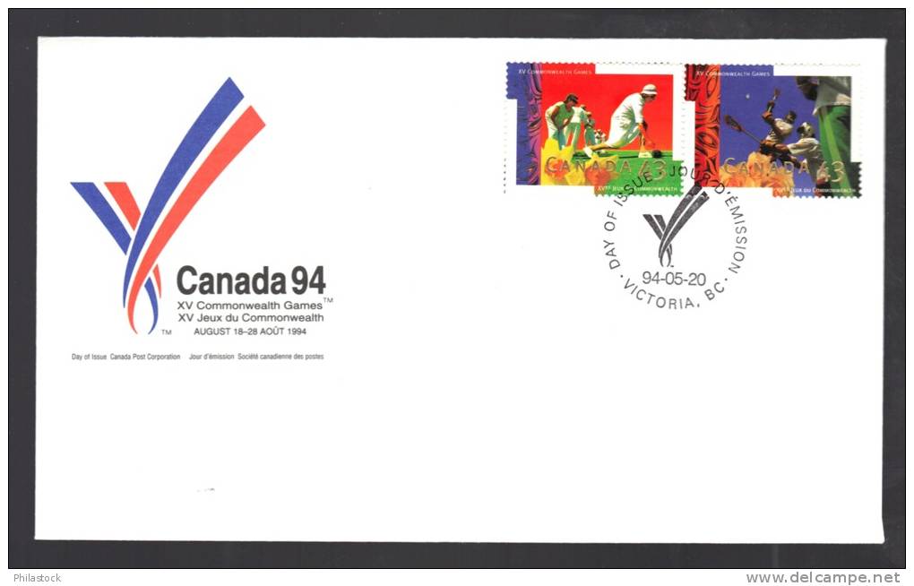 CANADA N° 1365 & 1366 Obl. S/ FDC - Brieven En Documenten