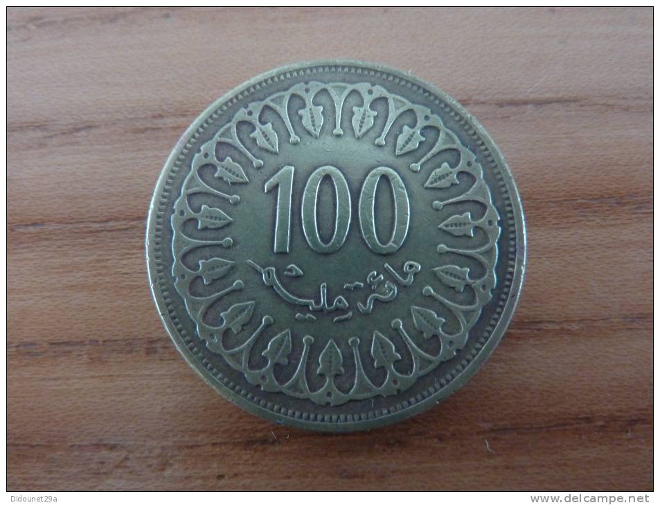 Pièce 100 MILLIM TUNISIE 1983 - 1403 MD - Tunisia