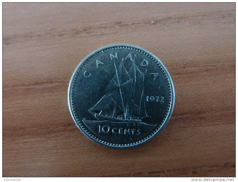 Pièce 10 CENTS CANADA 1972 MD - Canada