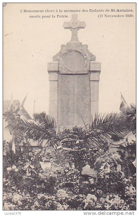 13 / MARSEILLE / SAINT ANTOINE / MONUMENT ELEVE A LA MEMOIRE DES  ENFANTS MORTS POUR LA PATRIE / RARE + - Quartiers Nord, Le Merlan, Saint Antoine