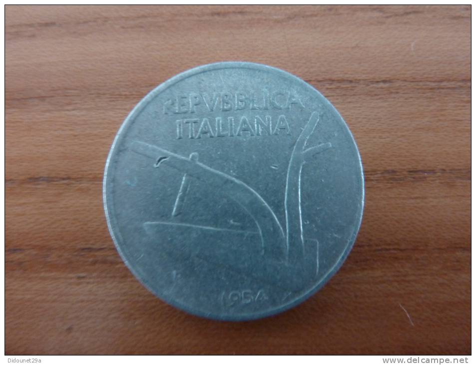 Pièce 10 LIRE REPUBLICA ITALIANA 1954 MD - 10 Liras