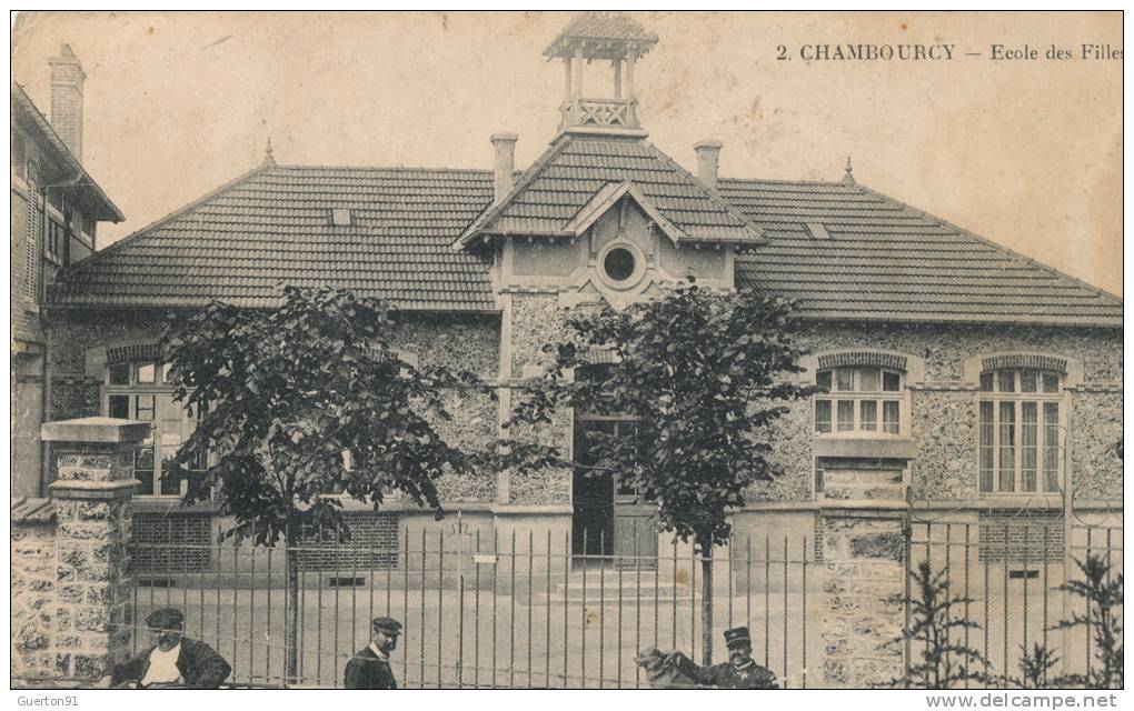 ( CPA 78 )  CHAMBOURCY  /  Ecole Des Filles  -  (état Moyen) - Chambourcy