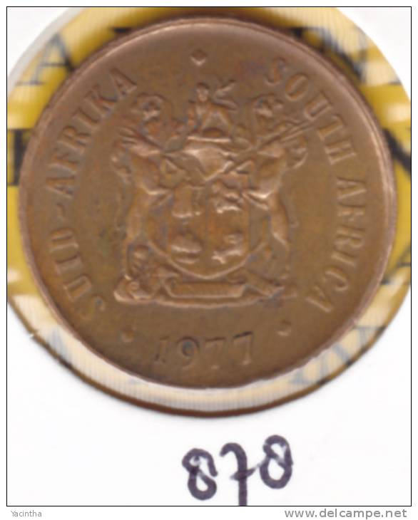 @Y@  Zuid Afrika 1 Cent 1977    (878) - Afrique Du Sud