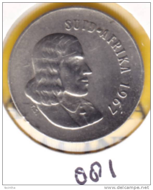 @Y@  Zuid Afrika 5 Cent 1967    (881) - Afrique Du Sud