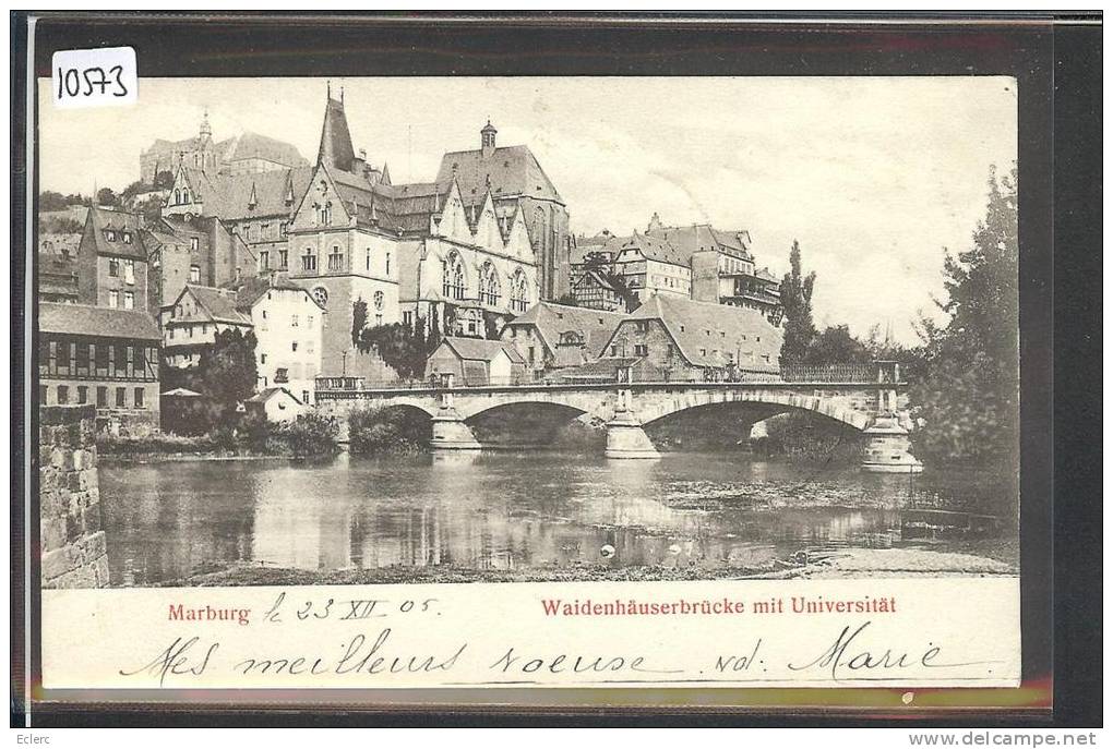 MARBURG AN DER LAHN  -  TB - Marburg