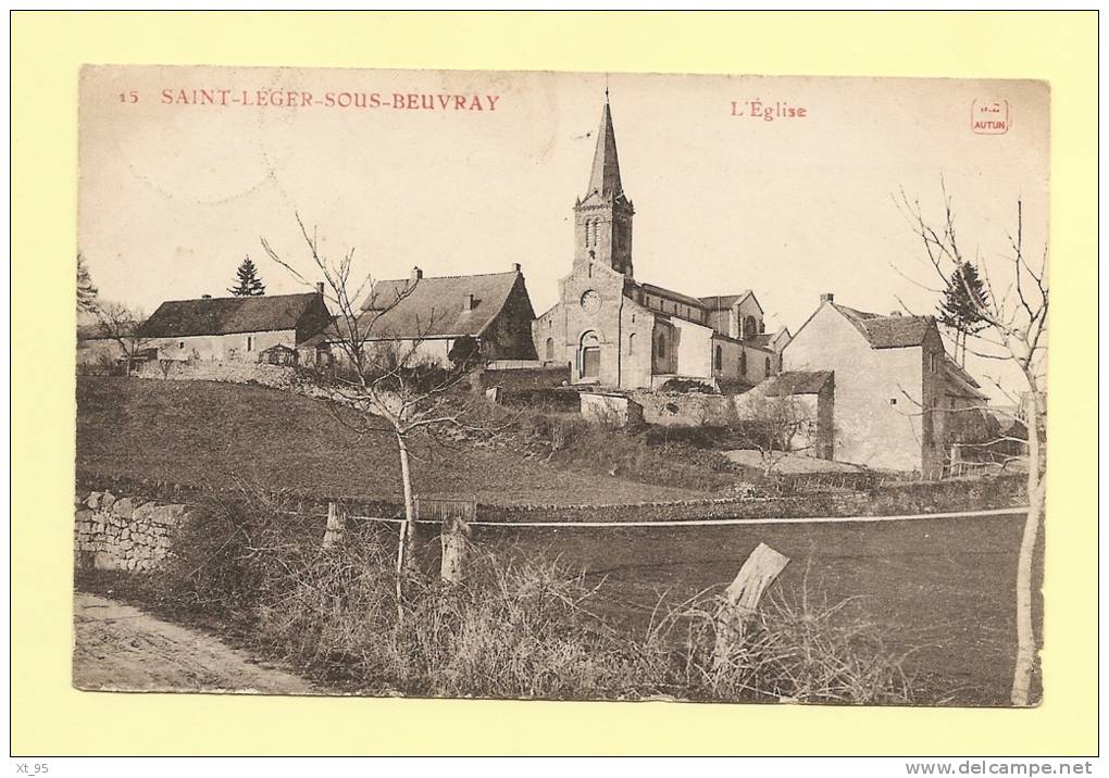 Saint Leger Sous Beuvray - L'eglise - Petits Defauts - Autres & Non Classés