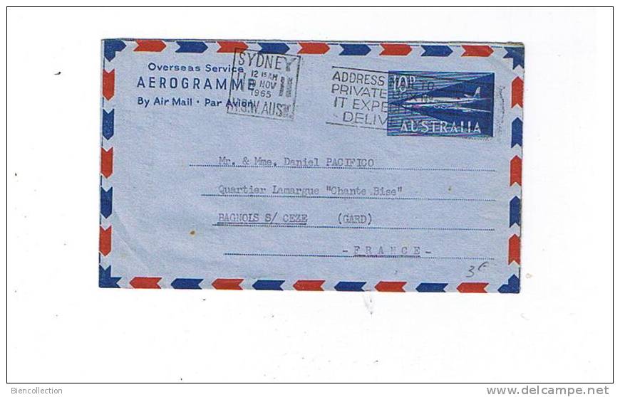 Aerogramme.Australie - Aerogramme