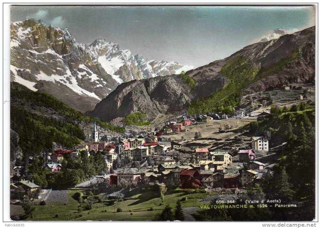 Valtournanche Panorama , Villaggio Montagne. Viaggiata - Altri & Non Classificati