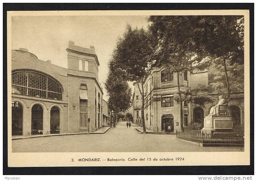 MONDARIZ (Spain) - Balneario - Calle Del 15 De Octubre 1924 - Pontevedra