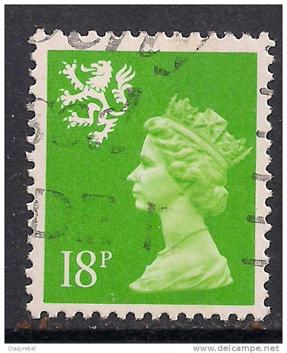 SCOTLAND GB 1992 18p BRIGHT GREEN USED MACHIN STAMP SG 60a P14. ( A764 ) - Schotland